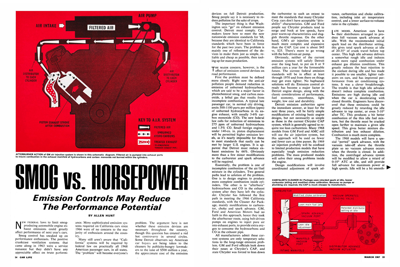 CL March 1967 - Smog vs. Horsepower