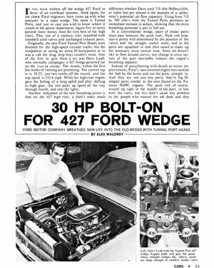 HPC December 1967 – 30 HP Bolt-On for 427 Ford Wedge