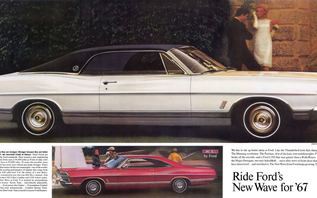 1967 Ford Ad “Americas Newest Luxery Car” LTD, XL