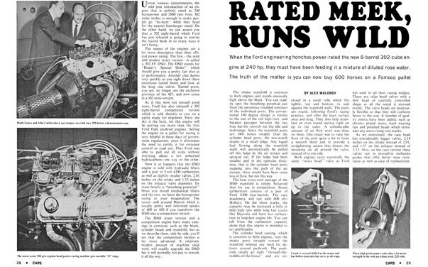 HPC – June 1968 – Rated Meek, Runs Wild
