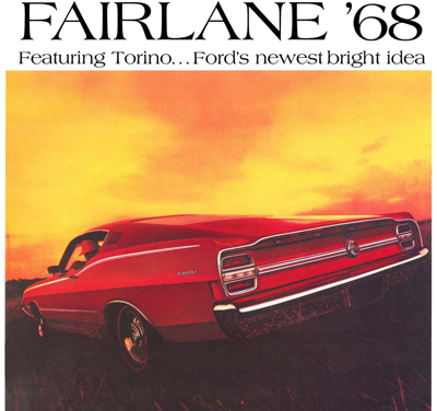 1968 Ford Brochure Fairlane-Torino (Composite Views)