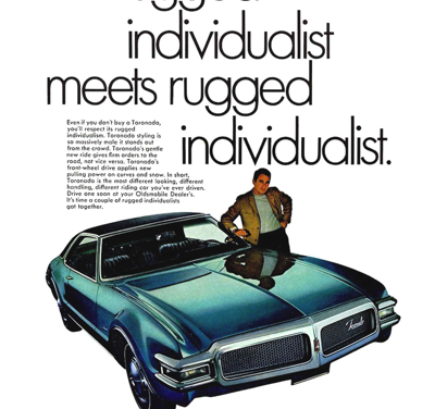 1968 Oldsmobile Ad Toronado “Rugged Individualist”