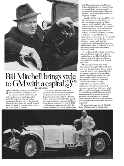 MT March 1969 – Bill Mitchell brings style to GM with a capital “S”