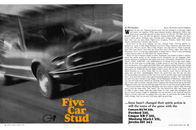 MT March 1969 - Five Car Stud