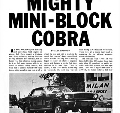 RSS March 1969 – MIGHTY MINI-BLOCK COBRA