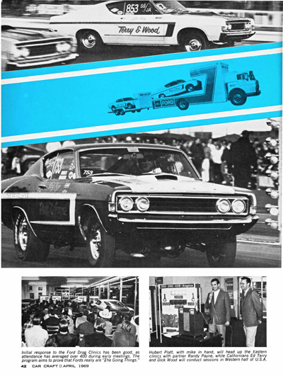 CC April 1969 - DRAG TEAMS from Ford
