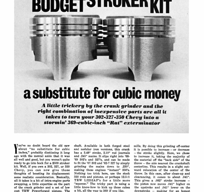 CC April 1969 – BUDGET STROKER KIT
