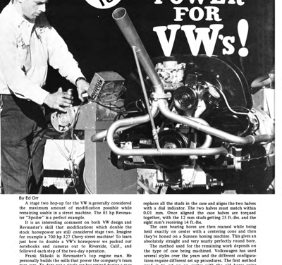 PHR April 1969 – MORE POWER FOR VW’s