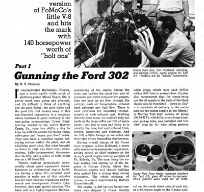 CC May 1969 – Part I Gunning the Ford 302
