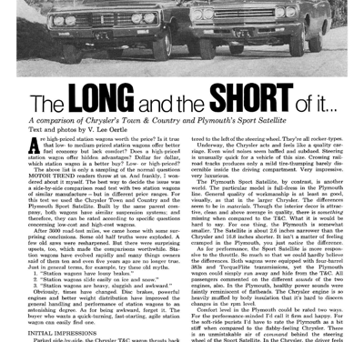 MT June 1969 – The LONG and the SHORT of it…