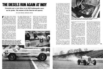 CL July 1969 - THE DIESELS RUN AGAIN AT INDY