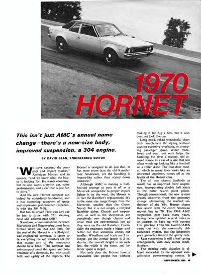 CL September 1969 - 1970 Hornet