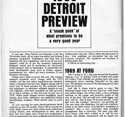MC September 1969 – 1969 DETROIT PREVIEW