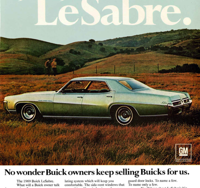 1969 Buick Ad LeSabre “No Wonder”
