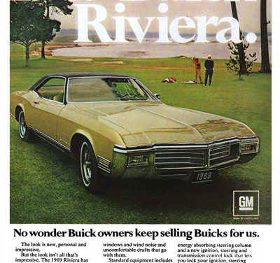 1969 Buick Ad Riviera “No Wonder”