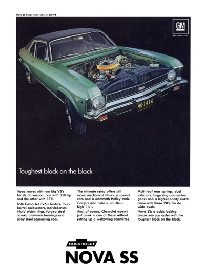 1969 Chevrolet Ad Nova SS396 "Toughest block on the block"