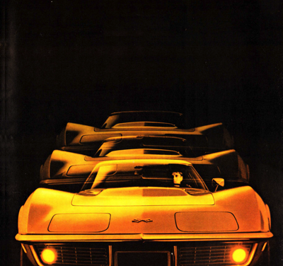 1969 Chevrolet Brochure Corvette (Composite views.)