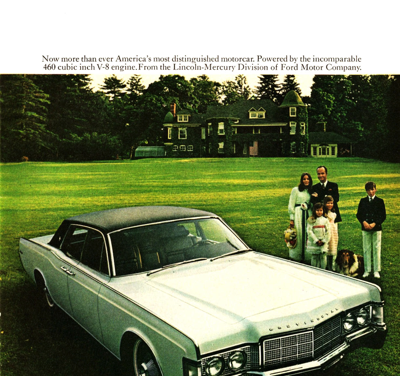 1969 Lincoln Ad Sedan “Now more than ever….”