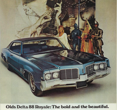 1969 Oldsmobile Ad Delta 88 Royale “The Bold and the Beautiful”