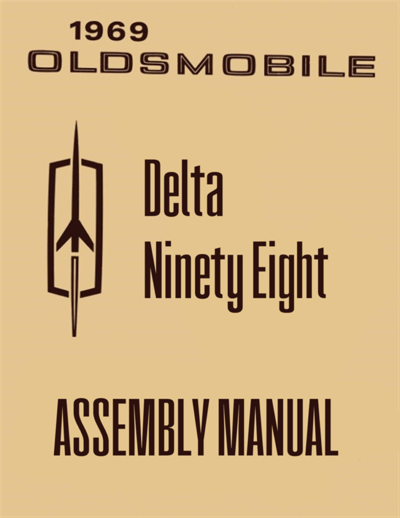 1969 Oldsmobile Assembly Manual - Delmont - Delta - 98