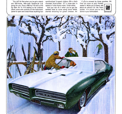 1969 Pontiac GTO Hardtop Coupe, Midnight Green