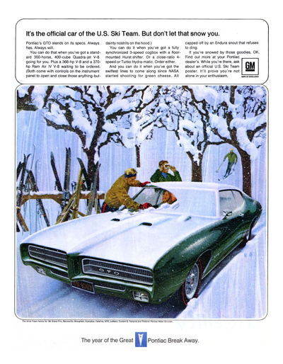 1969 Pontiac GTO Hardtop Coupe, Midnight Green