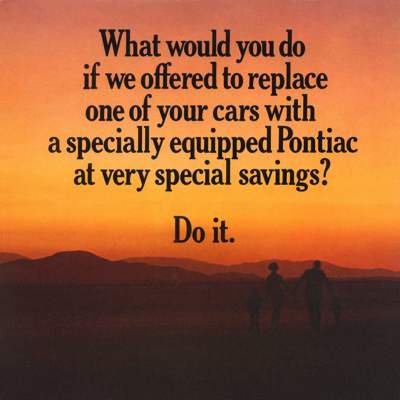 1969 Pontiac Mailer Brochure Full Line Breakwaway Sale 1 (Composite view)