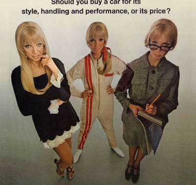 1969 Pontiac Mailer Brochure Tempest, LeMans, GTO and Firebird (Composite view)