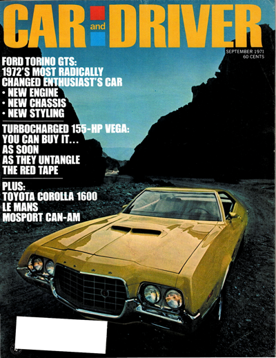 Car and Driver – September 1971