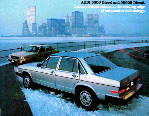 1979 Audi 5000 Ad "Luxury Diesel Sedans "
