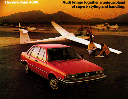 1980 Audi 4000 Ad “The new Audi 4000.”