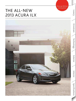 2013 Acura ILX Brochure