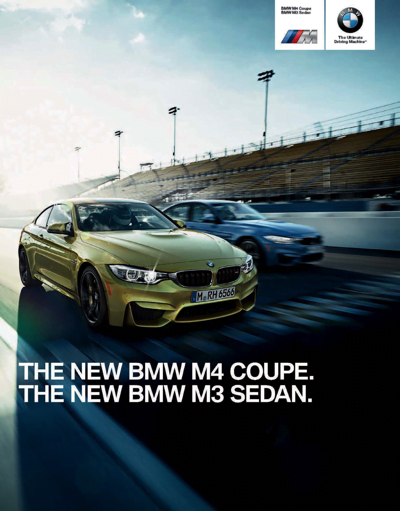 2015 BMW M3 Sedan and M4 Coupe Brochure