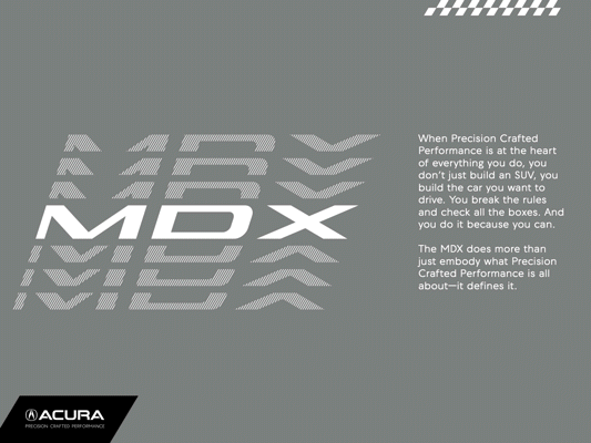 2017 Acura MDX Brochure #2