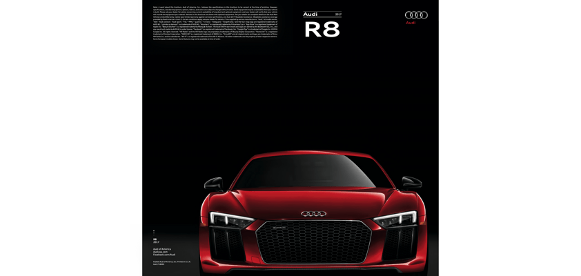 2017 Audi R8 brochure