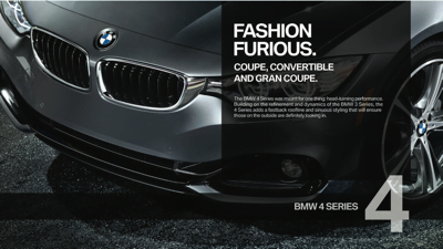 2017 BMW Series 4 Coupe Convert Gran Coupe Brochure