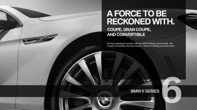 2017 BMW Series 6 Coupe, Gran Coupe & Convertible Brochure