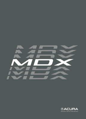 2020 Acura MDX Brochure